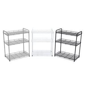 소브 다용도 선반 대 3단창고 정리 베란다앵글 조립식 메탈랙 수납 메탈렉 철제 진열대 정리대