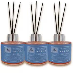 더허브스토리 디퓨저 다우니코튼 120ml 3개입실내 탈취제 용방향제 선물 오일 이사 집들이 선물용 자인디