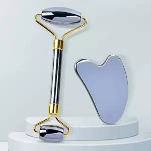 종아리 지압 테라헤르츠 괄사 마사기 안마기볼 얼굴 페이스롤러 맛사