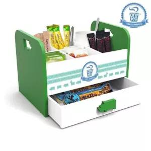 (천하) 커피정리함 서랍 603G간편한설치 가정에서손쉽게 알뜰한 꼭꼬핀신제품 꼬핀 티박스 애니우드 종이컵