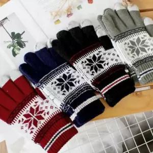 겨울 기모 니트 장갑 스마트폰 터치 러닝 축구여자손장갑 여성 학생 방한 정장 데일리 캐주얼 신상