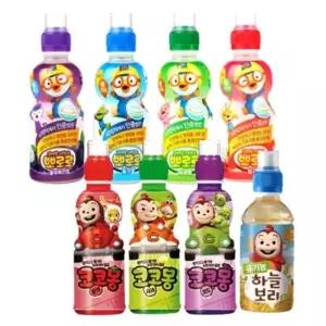 뽀로로 235mlx24펫(밀크딸기 사과 블루베리 샤인머스캣 바나나 복숭아)과일음료수 과즙 쥬스 맛있는주스 맛