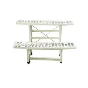 베란다 거실 이동식 화분 정리대 2단 인테리어진열대 선반 다이