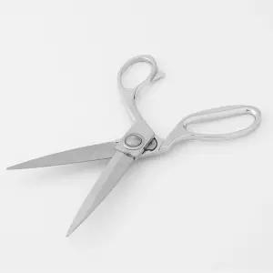 비타리토 스테인리스 실버 재단가위 20cm행사 스텐 봉제 다목적 재봉 쪽가 금장 원단 커팅