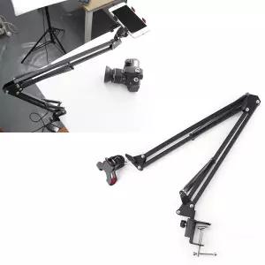 휴대폰 책상 스탠드 비대면 온라인 수업 모바일 강테블릿거치대 핸드 클램프 용거치대 화상용품 용폰 디카