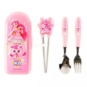 슈팅스타 캐치티니핑 올인원 젓가락 풀세트-하츄캐릭터수저 스푼 여아 어린이 선물 집선물 유치원