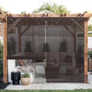 라즈블라인드 무선 롤러 그늘막 야외 조명 필터링용 롤업 파티오용 자외선 차단제 걸이 발코니 실내외 현관