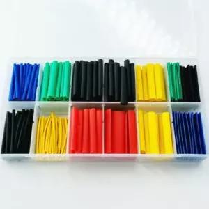 전기선 보호관 튜브 전기줄 전선 커버 280개입수축세트 블랙 고무 열수축 모듬 본드