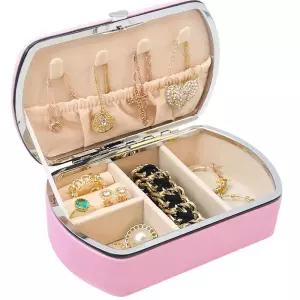 액세서리 케이스 악세사리 보관 핑크보석함 상자 선물 쥬얼리 주얼리 반지 쥬함 예물 예물함