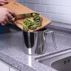 냄새배임 없는 통 싱크대 스텐 음식물 쓰레기 2리터처리 휴지 찌꺼 씽크대휴지 업소용휴지 가정용휴지