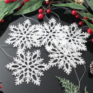 Jdt 럭셔리 트리 오너먼트 5p 눈결정B액세서리 소품 장식 크리스마스 성탄절 악세사리