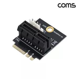 Coms M.2 NGFF 2230 A + E Key to PCIe 변환 어댑터다용도 어답 아터 PCLE카드 ㅂ녀패키지 SATA케이블 사타