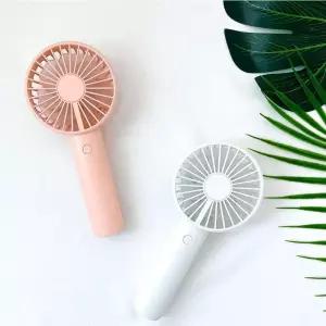 초경량 무소음 LED 휴대용 핸디 선풍기 거치대 포함 K손 용미니 핸드 무선 형선 USB 미니용