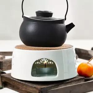 7day 도자기 티워머 S-5 온도 유지 차데우기 보온양초 다기용품 용품 다도 우리기 라이트 데우기 워머 유리