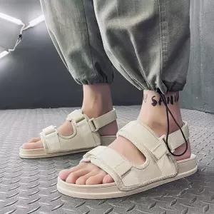 남자 여자 공용 커플 여름 아이템 스트랩 스포츠 샌들스샌들 남성 키높이 가죽 슬리퍼 뮬슬리퍼 편한 스니