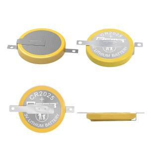 LBY2 솔더 탭이 EEMB 10PCS CR2025 배터리 탭 게임 보이 컬러 어드밴스 박스와 호환