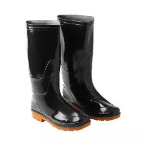 남성 롱작업장화 (270mm 블랙) DK96용 고무 낚시용 시장 PVC 안전 텃밭 여름 갯벌
