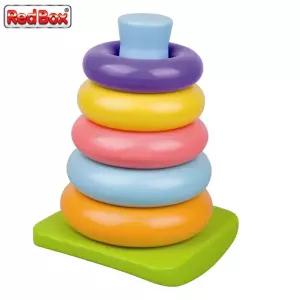 레드박스 링쌓기 5P (23497)쌓기장난감 어린이쌓기 쌓기 발달완구 감각 쌓기놀이