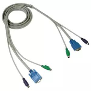 KVM 스위치 케이블 멀티플랫폼 M RGB 5m 전원 커넥터 전원선 스위치선