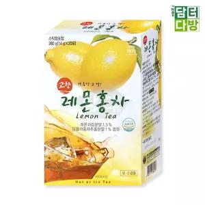고향 레몬홍차 20스틱 X5일회용생강 마시는 계피 티백 다과