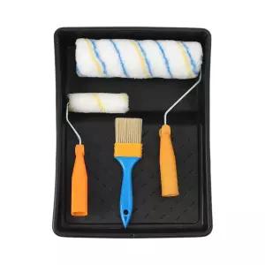 페인팅 도구 세트 (3종 4P 블루) DK04페인트붓 수성롤러 트레이 DIY 셀프