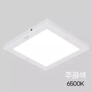 사각 LED 센서등 엣지 8인치 20W 주광 국산 in-354419다용도등 인테리어조명 램프 LED등 현관등 복도등 베