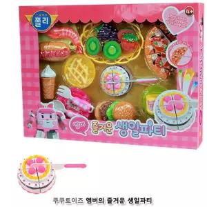 쿠쿠토이즈 엠버의 즐거운 생일 파티놀이 케이크 음식장난감 케익 주방 소꿉 역할 어린이