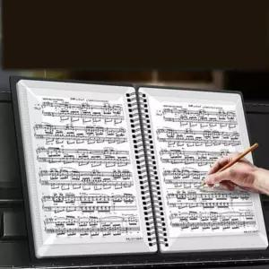 A4 20포켓 피아노 악보집 스프링 파일악보거치대 통기타 악보대 받침대 화일 악보