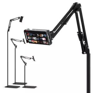 지군 2in1 스마트폰아이패드 거치대 GST-2100 온라인강의 다용도 고정식 침대 탁상 2IN1