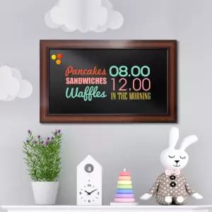 자석 블랙보드 50x30 스틸 판카페칠 칠판 보드 칠메뉴판