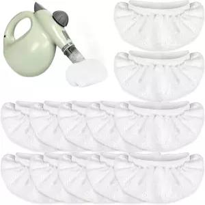 니에미야 12팩 휴대용 극세사 천 스팀 클리너 액세서리 비셀 샷과 호환 재사용 가능한 걸레 패드 바그너