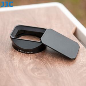 JJC 사각형 메탈 렌즈 후드 후지필름 XF 30mm F2.8 R LM 매크로 호환 XT5 XH2 XA7용