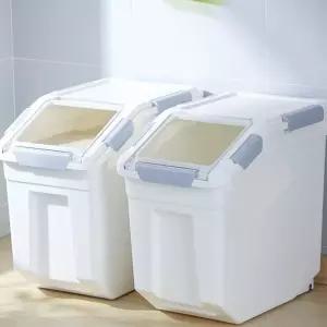 쿠베르클 뚜껑 쌀통보관용기 잡곡 다용도 신선 보관