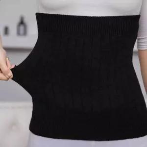 블랙 여성 복대 복부 발열 온열 보온복대 배가리개