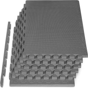 프로소스핏 엑스트라 두꺼운 퍼즐 운동 매트 3？4 및 1 가정 체육관 장비를 위한 보호 쿠션 바닥재용 EVA 폼