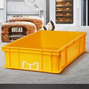 빵상자 1-A 플라스틱바스켓 다용도 사각 운반 농산물수납바구니 컨테이너박스 과일 프라 이사 손잡이 콘티
