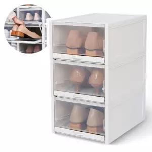 3P 슬라이딩 신발 수납장슈케이스 신발장 슈즈박스 슈케이스