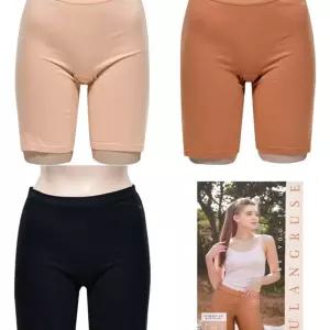 여성 면스판 마이롱 5부 드로즈 3매입팬티 사각 디자인 여자 속옷