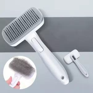 반려동물 원터치 브러쉬 고양이빗 강아지 애견용품 펫용품 미용 용품 대형 고양아털 갈이 추천 견빗 강아지