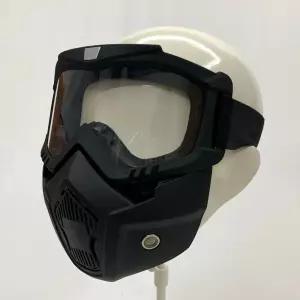 아웃도어 분리형 방풍 고글 마스크 투명 스키 바이크 딩 라이 더고글 스포츠 선글라스 편광 스글라스 자외