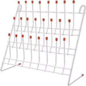 시험관 및 유리 제품 정리를 위한 실험실 비커 건조 홀더 배수 랙과 실험실용 실용