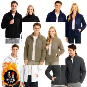 남녀공용 방한 보아털 양면 풀집업 플리스 자켓남자후 자켓 리스 편한 편한옷