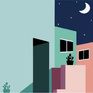 하모니아트 DIY 유화그리기 세트 20x20 달빛 골목아이러브페인팅 그림 재료 취미 그리기 DIY명화그리기 DIY