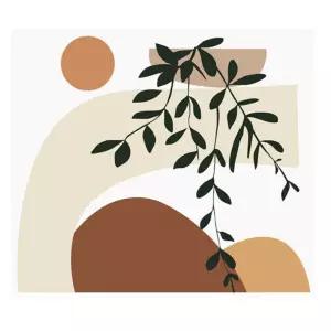 벽장식사각현수막 대형 패브릭 포스터 덩굴 M북유럽빈티지 감성인테리어 모던 느낌 소품 감각있는 방꾸미기