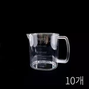 스내지 베이킹 아크릴 계량컵(10개) 500ml 0.5L PC 주방 제빵 눈금비커 조리 이유식 베이 쌀컵 스푼 용품