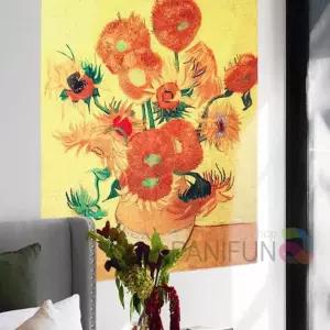 해바라기B 포스터 M 집인테리어소품유화그림 명화 아트 거실 유가 미술작품 홈소품 엔틱 원룸꾸미기 용품