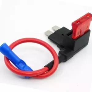 차량용 전기 듀얼 퓨즈홀더 타입 안전 퓨즈함 자동차 퓨즈 정리함 DIY용