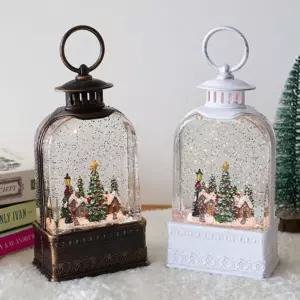 투명 아치 마을 워터볼 오르골 2Type겨울 장식 멜로디 용품 인테리어소품