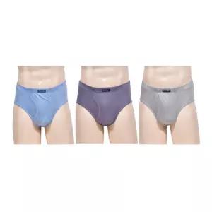 소변구 있는 남성 면 삼각팬티 3매남자 편한속옷 아빠 선물 생신 친구 시원한 편한 통풍 잘되는 스포츠