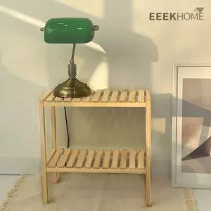 이크홈 원목 수납선반 2단 500베란다 신발장 화분 거실 옷정리 정리대